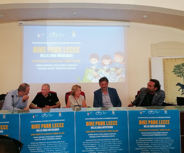 Conferenza stampa: Lecce, nasce il "Bike Park" 
