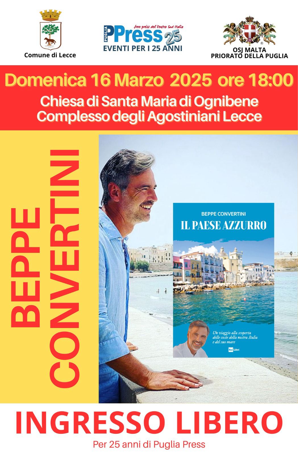 Beppe Convertini a Lecce