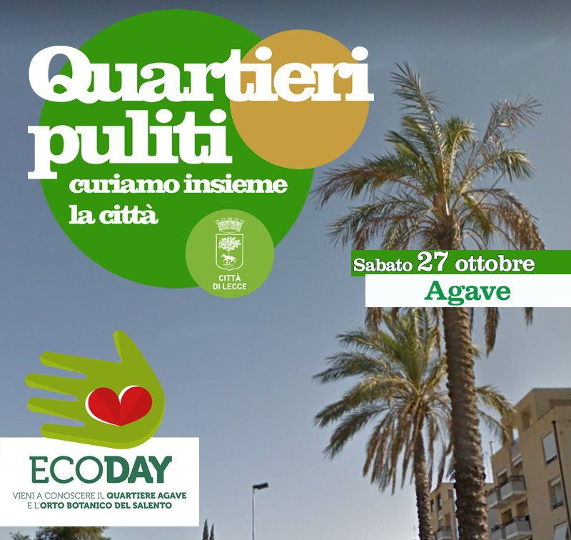 Zona Agave: sabato mattina Quartieri Puliti + Ecoday ecodays per sito