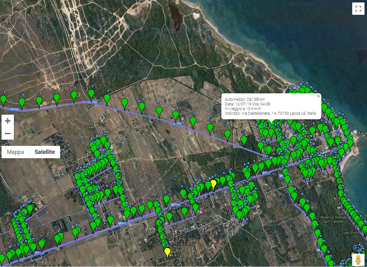 interventi disinfestazione SAN CATALDO 11 luglio 2019