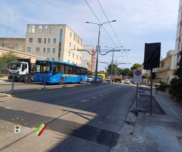 Lavori in Viale Vittorio Alfieri