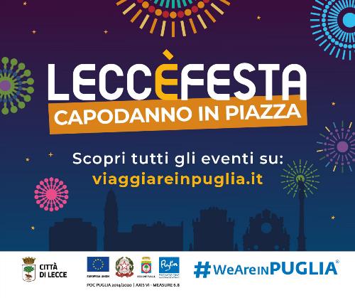 Locandina di Leccèfesta Capodanno in piazza a Lecce