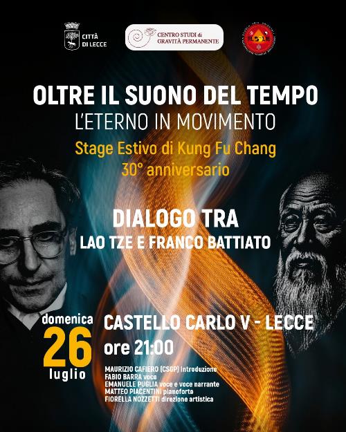 Locandina evento "oltre il suono del tempo"