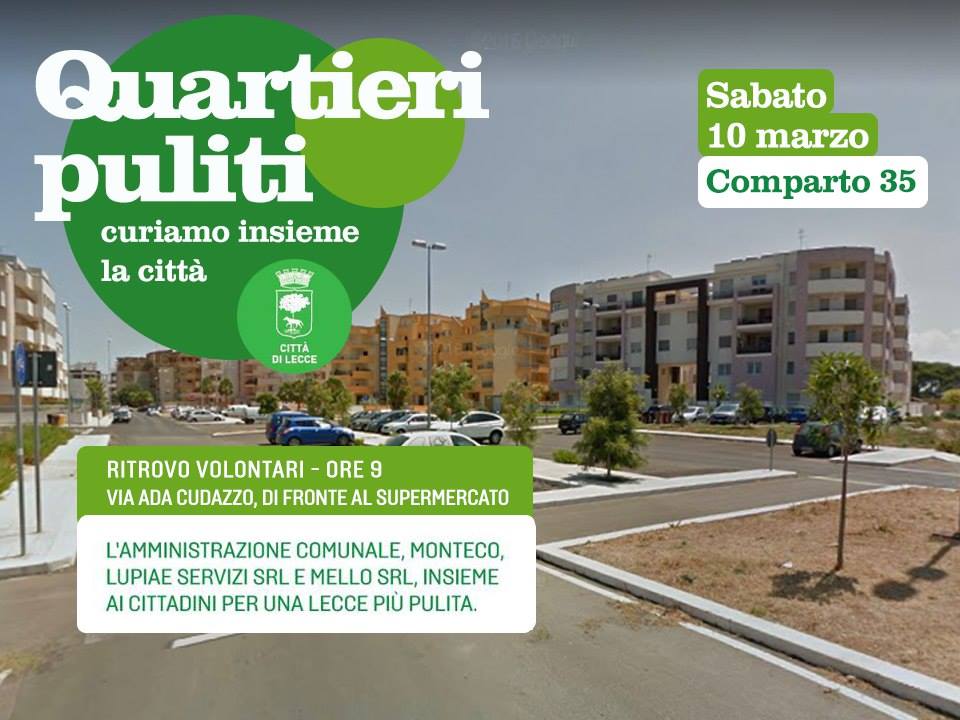 Quartieri puliti 10 marzo