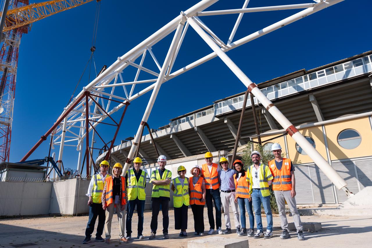 Sopralluogo stadio Ettore Giardiniero via del mare