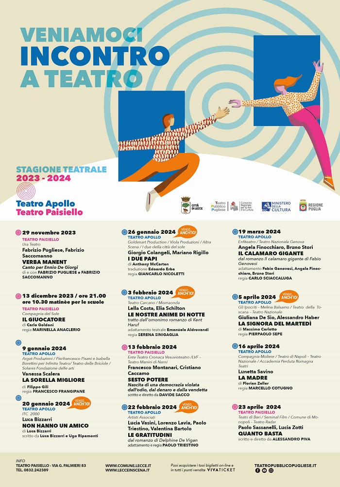 Stagione teatrale 2023-2024 - Cartellone