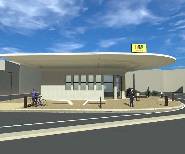 Ex Stazione agip - rendering esterno