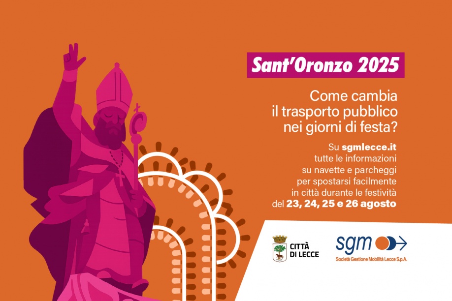Sant'Oronzo 2025, il TPL durante la festa Sant'Oronzo 2025, il TPL durante la festa