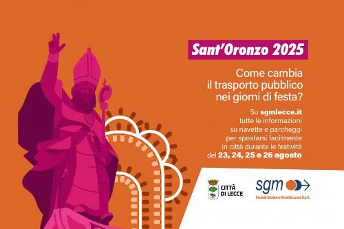 Sant'Oronzo 2025, il TPL durante la festa