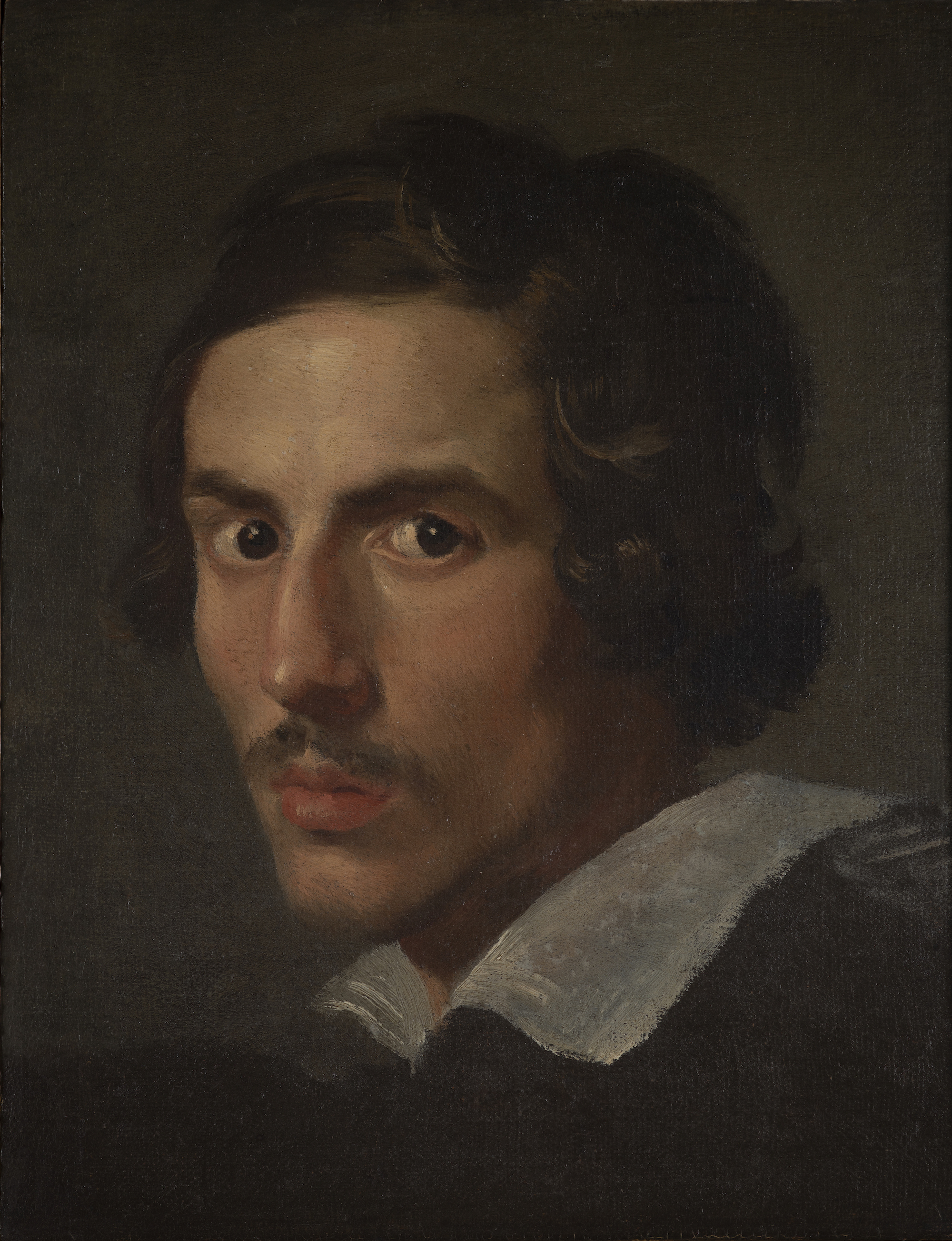 Bernini Gian Lorenzo, Autoritratto in età giovanile, 1623 circa, olio su tela, 39x31 cm  © Galleria Borghese / foto Mauro Coen
