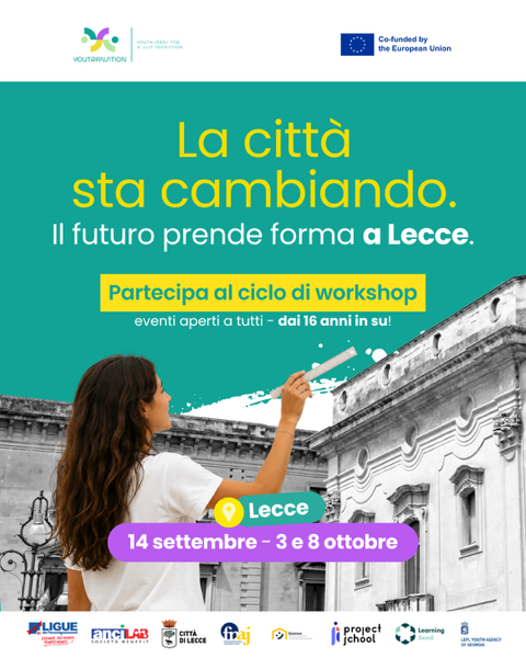 YouTransition: al via i Local Workshop per progettare insieme la partecipazione dei giovani alla rigenerazione urbana