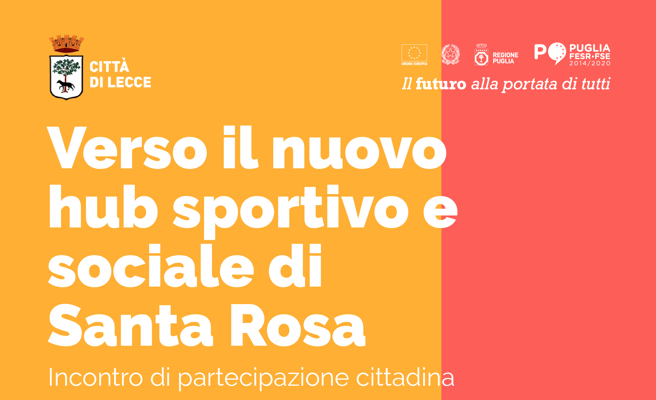 Complesso sportivo a Santa Rosa, incontro pubblico Incontro pubblico 24 ottobre