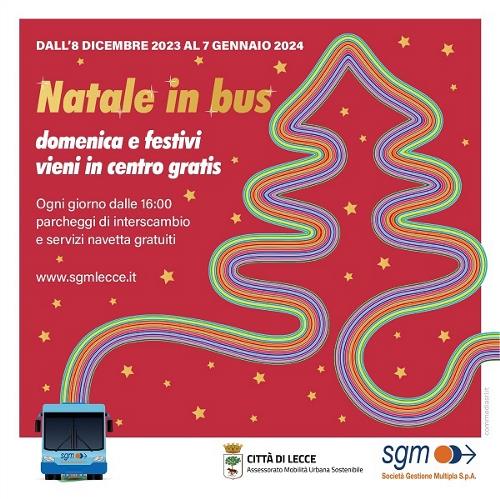 Natale in bus, dall'8 dicembre al via i servizi di mobilità per le feste 