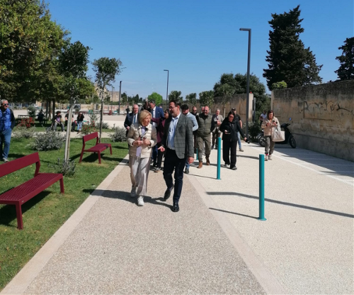 Inaugurazione piazzale antistante il cimitero monumentale