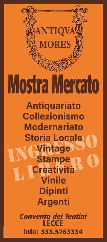 “Antiqua Mores”, rassegna espositiva dedicata all’antiquariato, al modernariato e al collezionismo