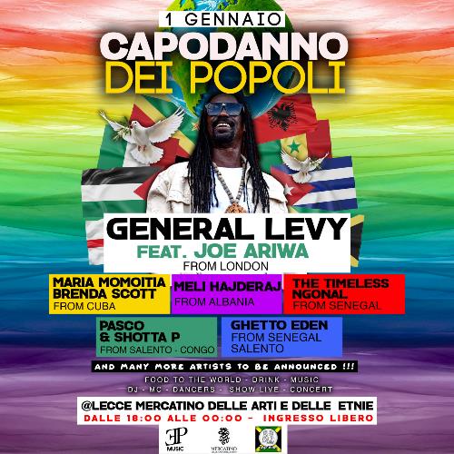 Locandina del Capodanno dei Popoli 2026 a Lecce