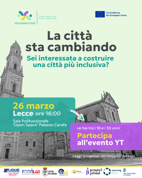 La città sta cambiando. E tu che cosa faresti per renderla più inclusiva?