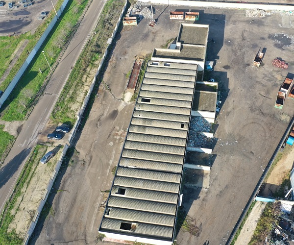 Completata la rimozione dei rifiuti dal capannone ex Aspica ex aspica oggi