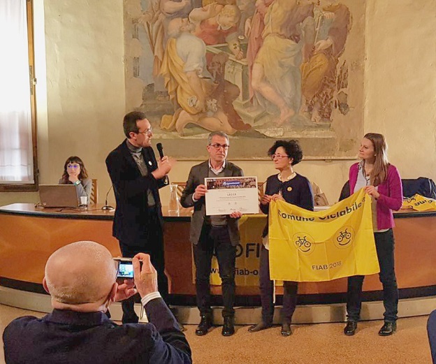 Fiab bandiera gialla comuni ciclabili