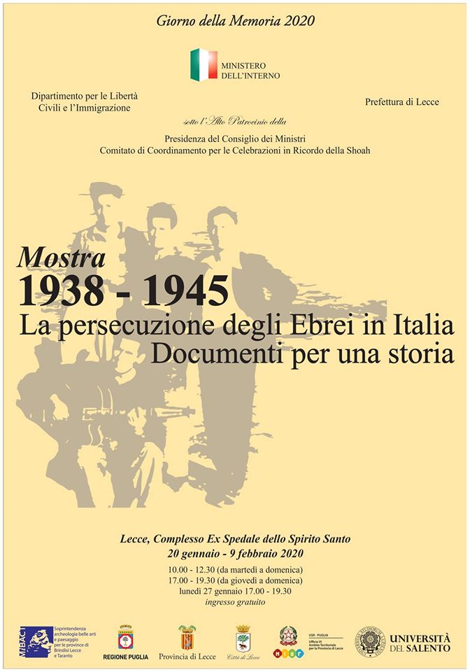 1938-1945 La persecuzione degli ebrei in Italia - Documenti per una storia