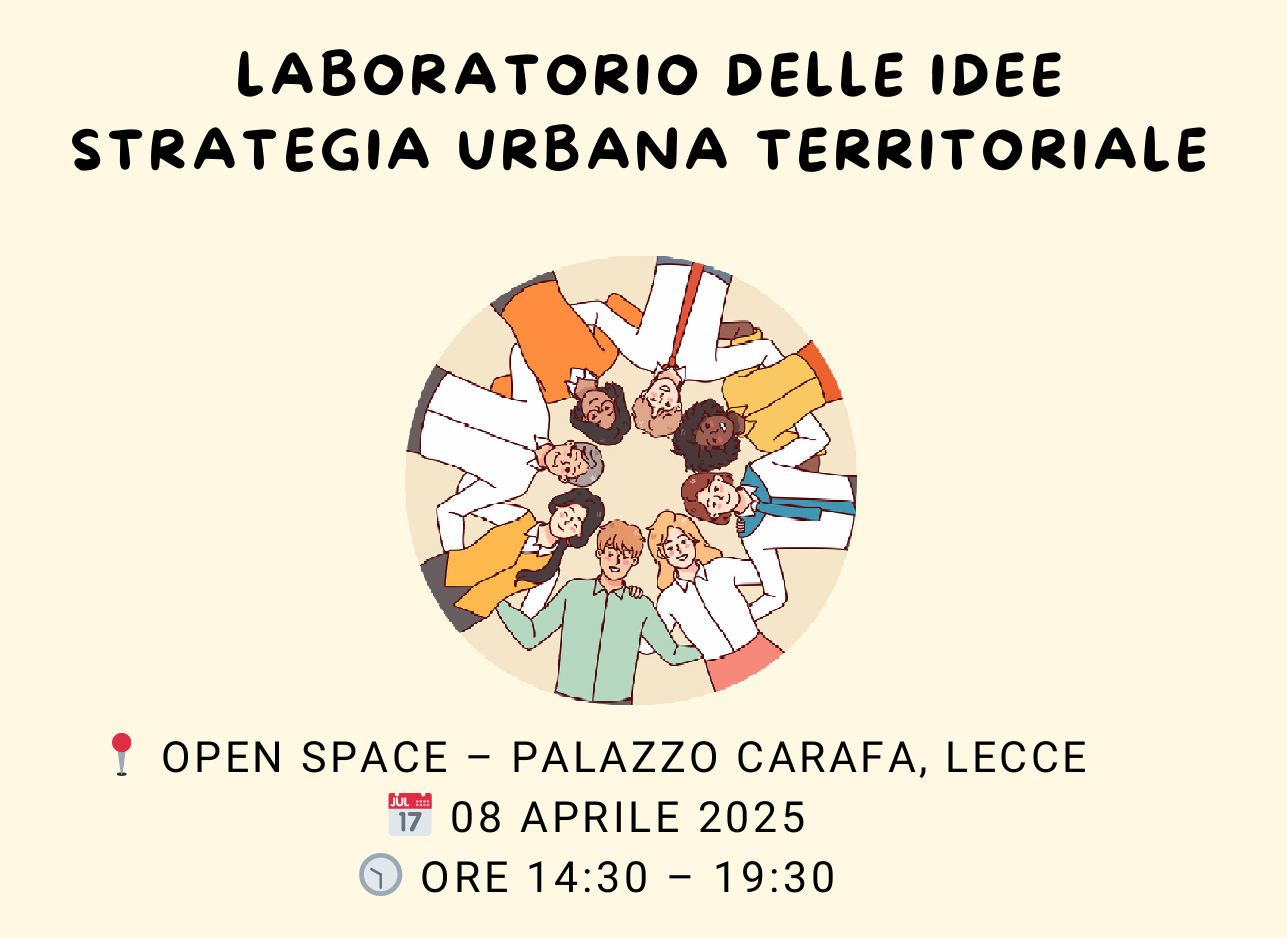 Laboratorio urbano delle idee strategia urbana territoriale - 8 aprile