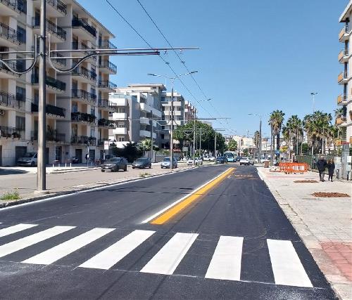 Lavori stradali, riaperti viale Leopardi (circonvallazione) e il primo tratto di via Verdi (centro storico)