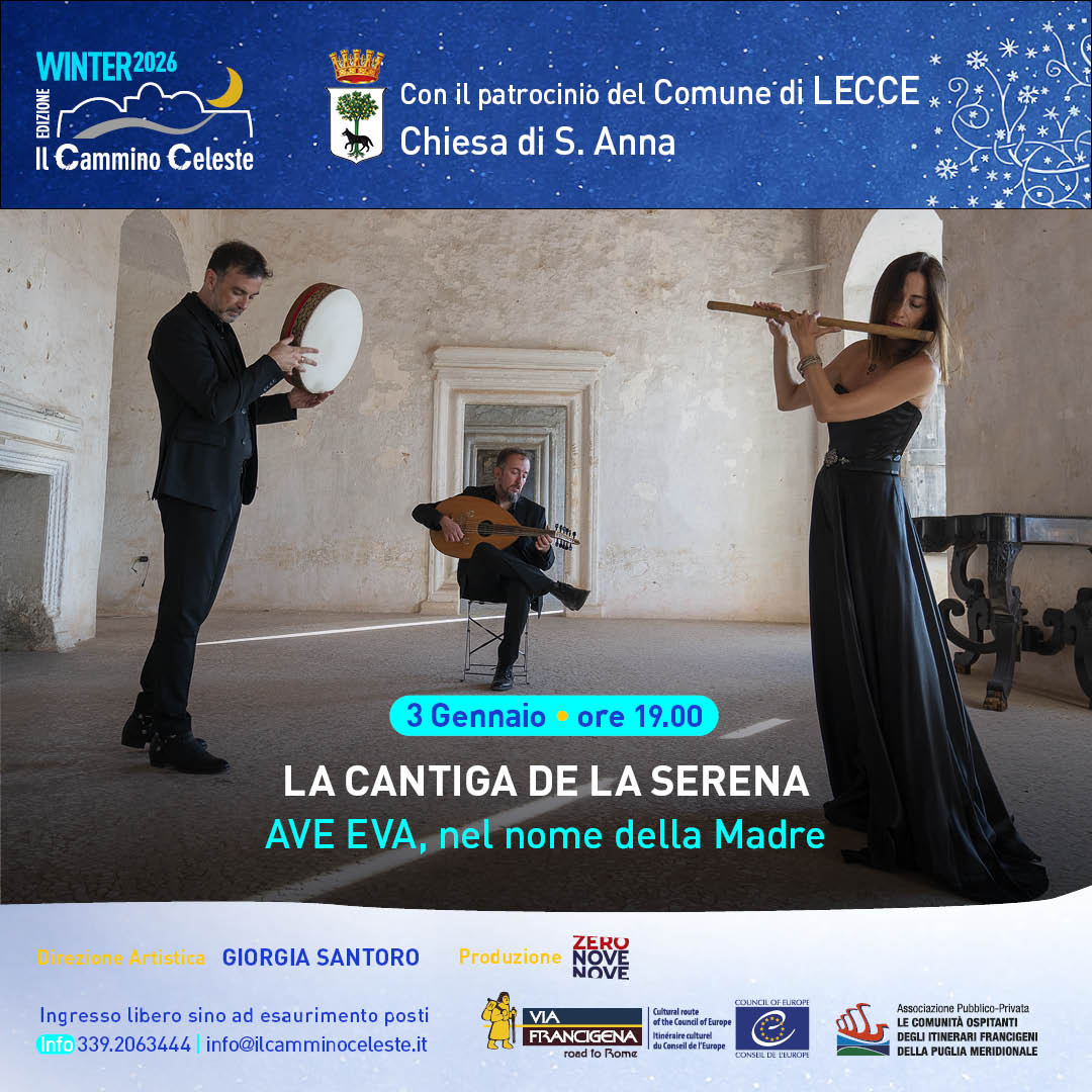 Concerto 3 gennaio 2026 La Cantiga de la Serena