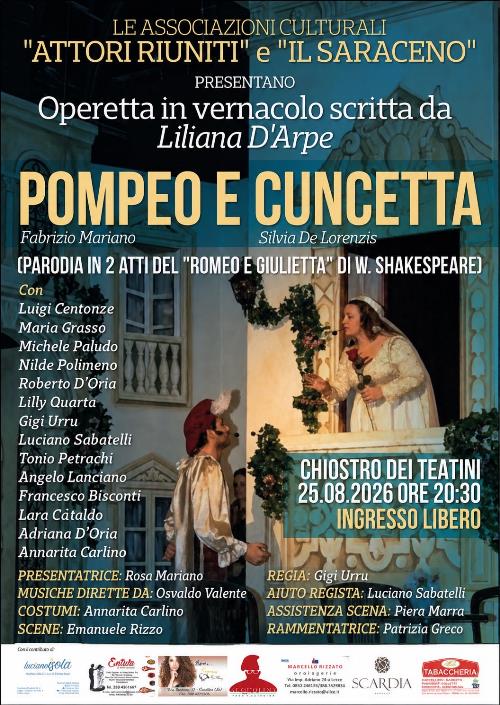 Locandina Pompeu e Cuncetta