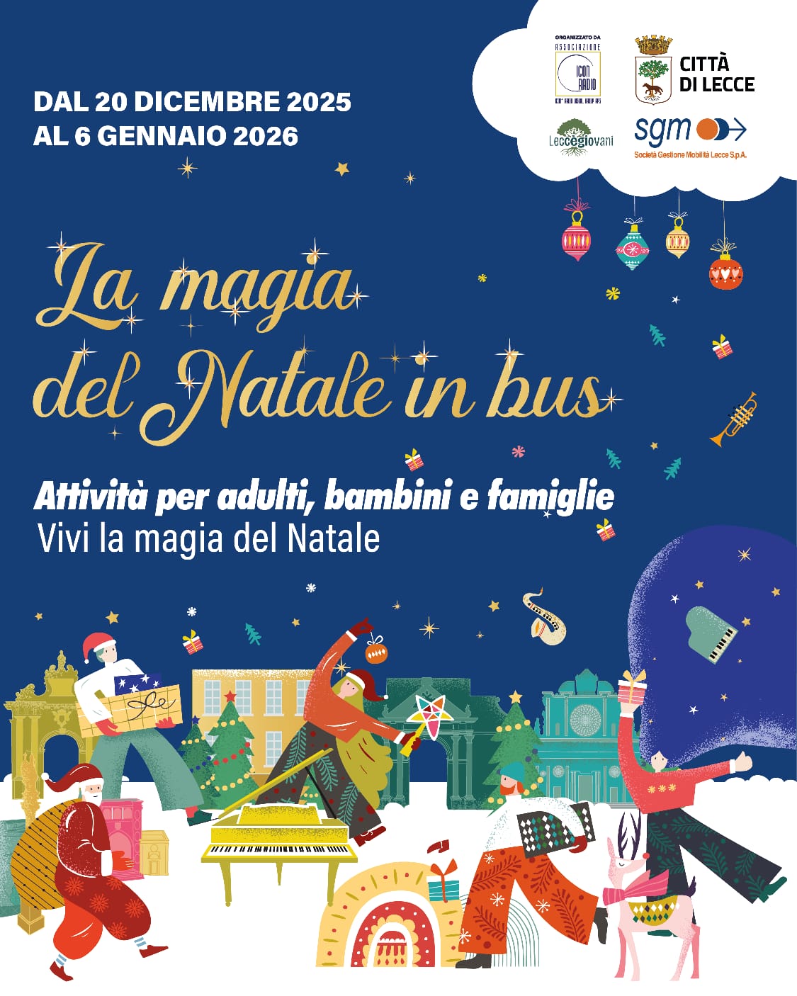 La magia del Natale in bus 2025