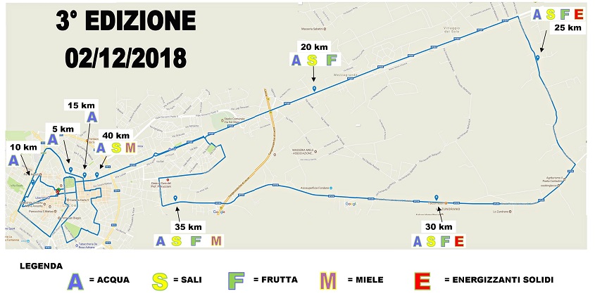 MAPPA MARATONA 2018