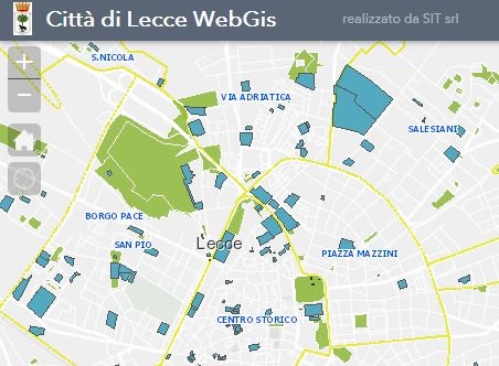 mappatura del patrimonio comunale