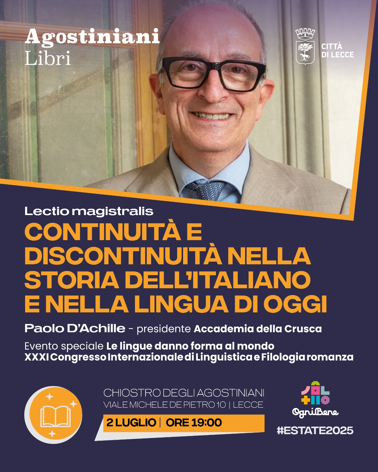 Paolo D'Achille per "Agostiniani Libri"