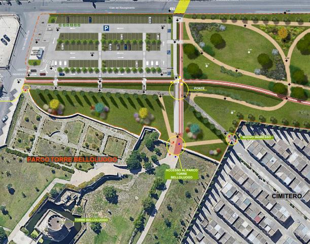 Parcheggio retrostante