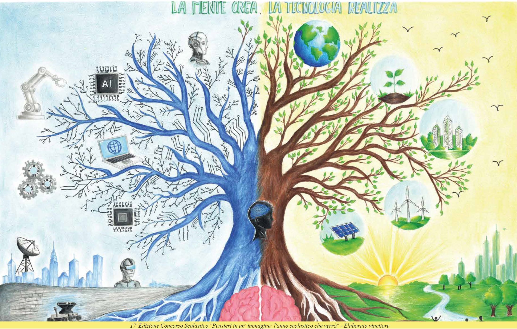 17ª Edizione Concorso Scolastico "Pensieri in un’immagine: l’anno scolastico che verrà" - Elaborato vincitore
