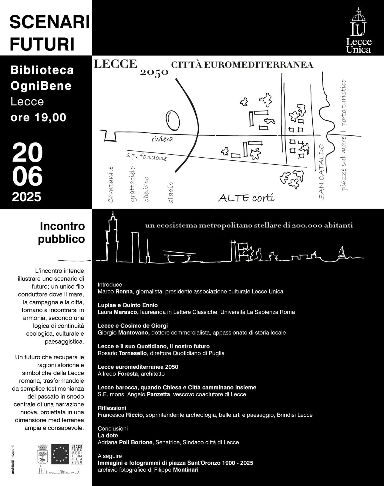 Scenari Futuri: Lecce 2050, Città Euromediterranea