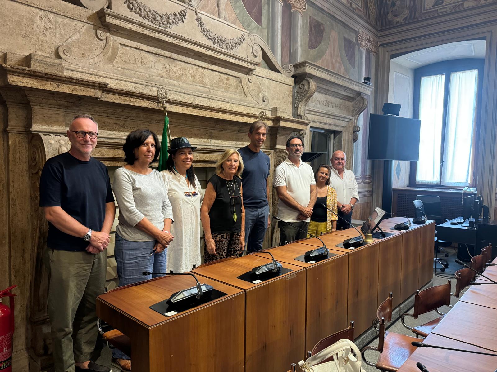 Poli Bortone nella sede municipale di Palazzo Spada, Terni