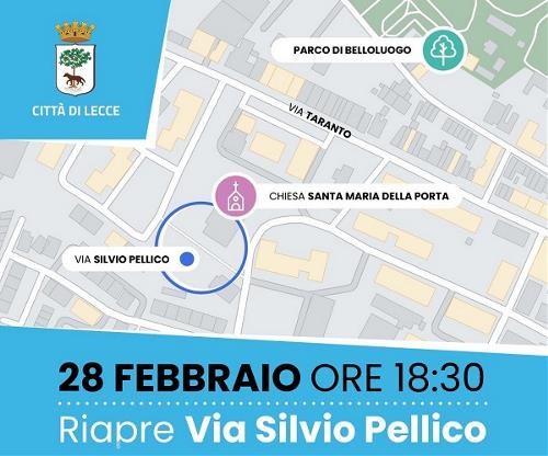 riapre via silvio pellico