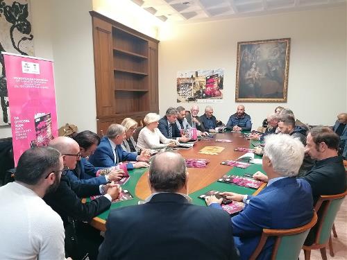 Presentata la rivista della quarta Tappa del Giro d'Italia tenutasi a Lecce