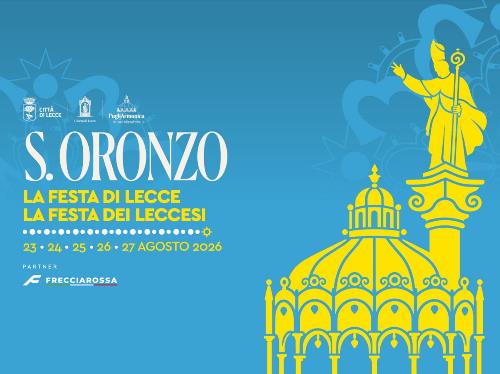 Dal 23 al 26 agosto i festeggiamenti in onore dei Santi Patroni Oronzo, Giusto e Fortunato