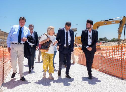 Sopralluogo ribaltamento stazione Lecce