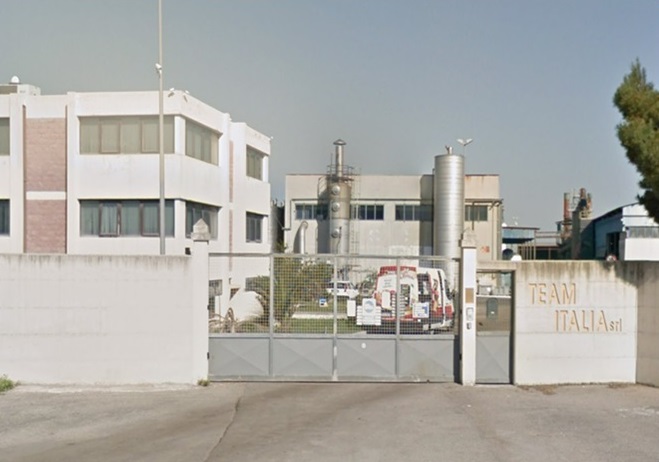 Stabilimento Team Italia srl: avviso alla popolazione per l'approvazione del piano di emergenza esterna per la gestione di eventi incidentali Team Italia