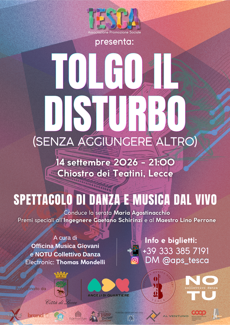Tolgo il disturbo