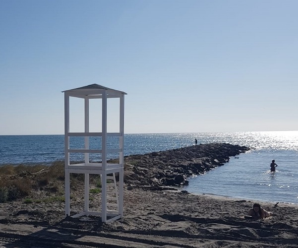 Torretta di salvamento a San Cataldo