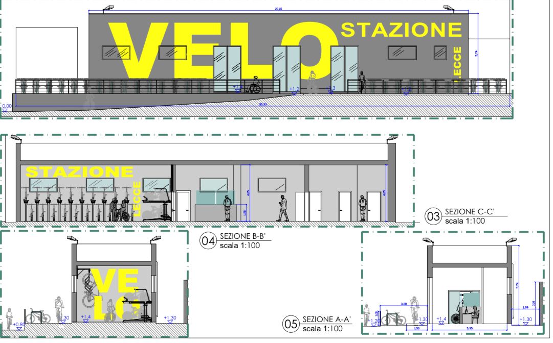 Un nuovo passo verso una città più sostenibile: ripartono i lavori della Velostazione in via Codacci Pisanelli, a Lecce velostazione