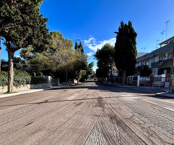 Rifacimento strade: si lavora in notturna su via Dell'Abate Via Dell'Abate - Fresatura asfalto