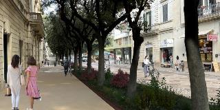Rendering -Riqualificazione ambientale, valorizzazione e fruizione delle aree contermini il Castello di Carlo V (2)