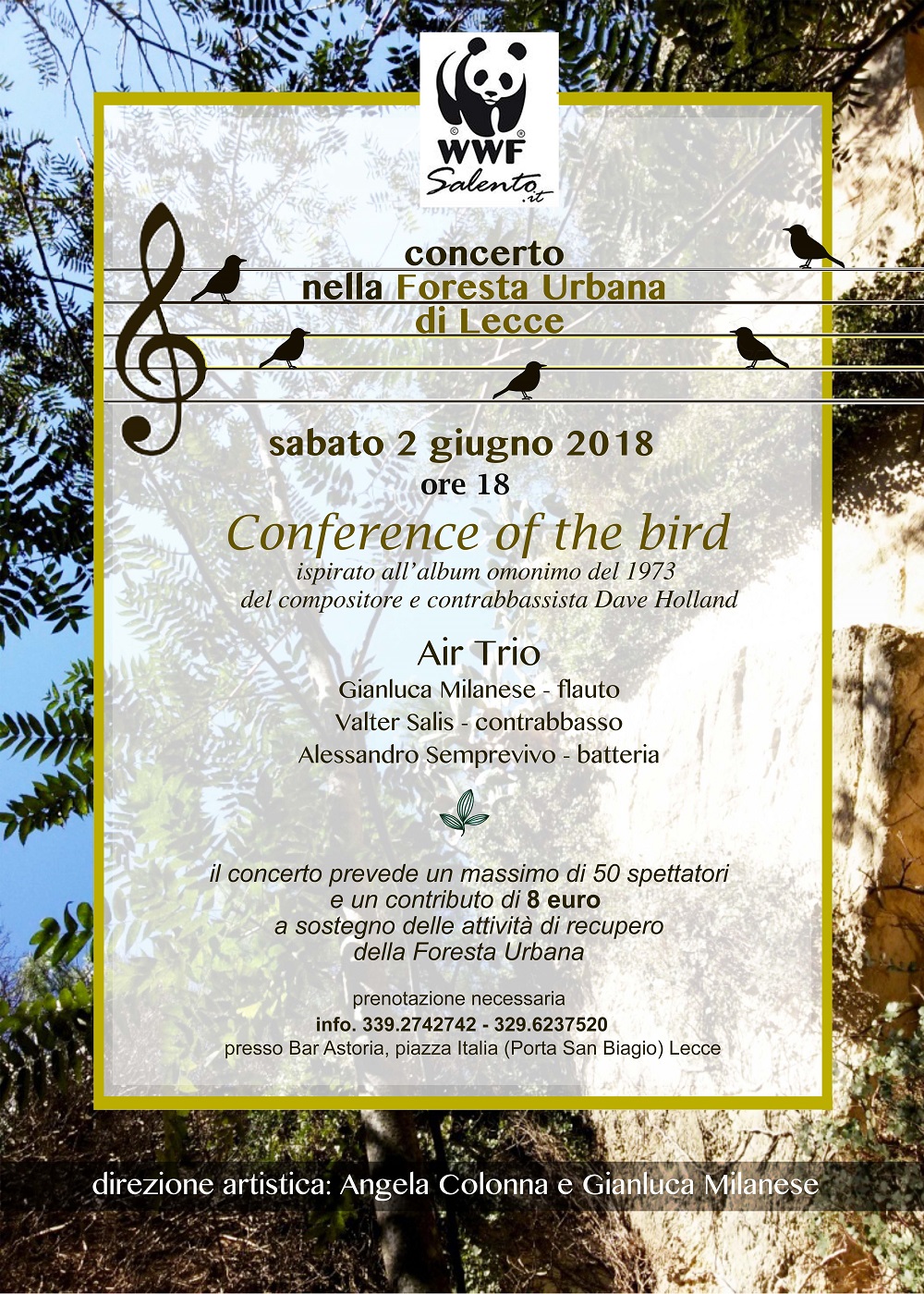 I concerti della Foresta Urbana di Lecce I concerti della Foresta Urbana di Lecce - 2 giugno