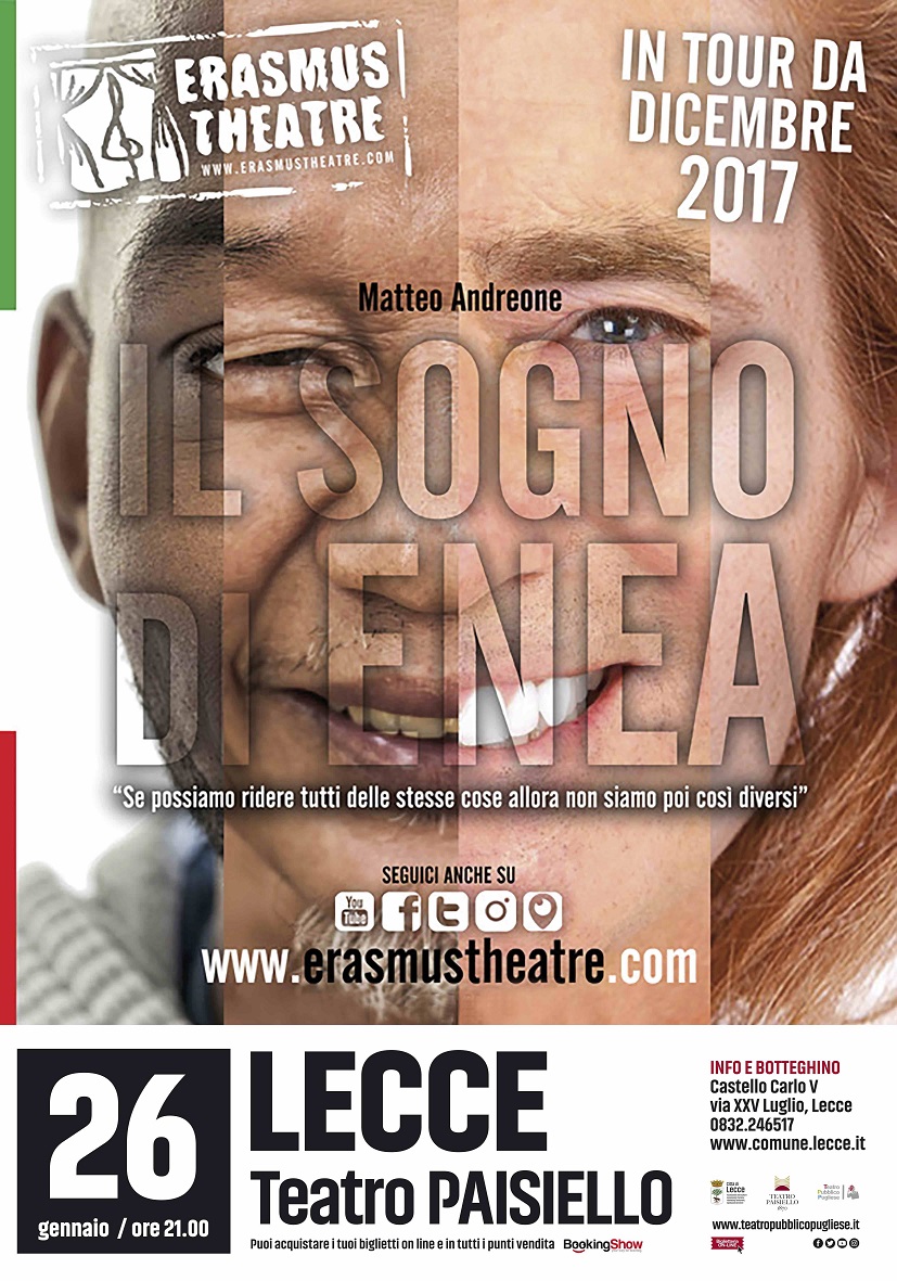 Il sogno di Enea - Erasmus Theatre con la regia di Matteo Andreone Il sogno di Enea - Locandina