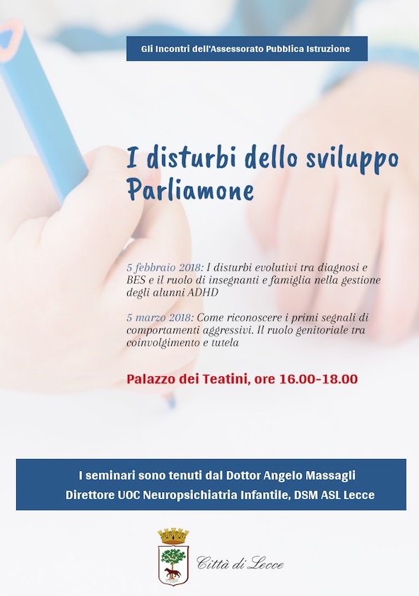 I DISTURBI DELLO SVILUPPO PARLIAMONE - Locandina